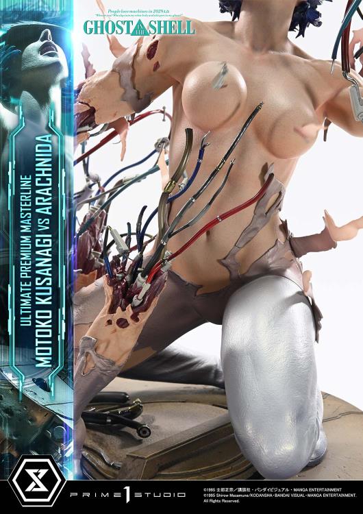 Ghost in the Shell Ultimate Premium Masterline Motoko Kusanagi vs Arachnida 1/4 Scale Statue Gallery Image 11