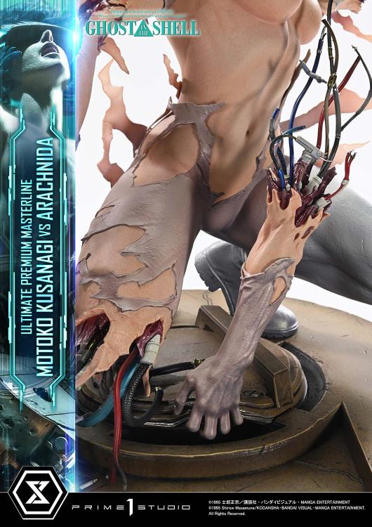 Ghost in the Shell Ultimate Premium Masterline Motoko Kusanagi vs Arachnida 1/4 Scale Statue Gallery Image 12