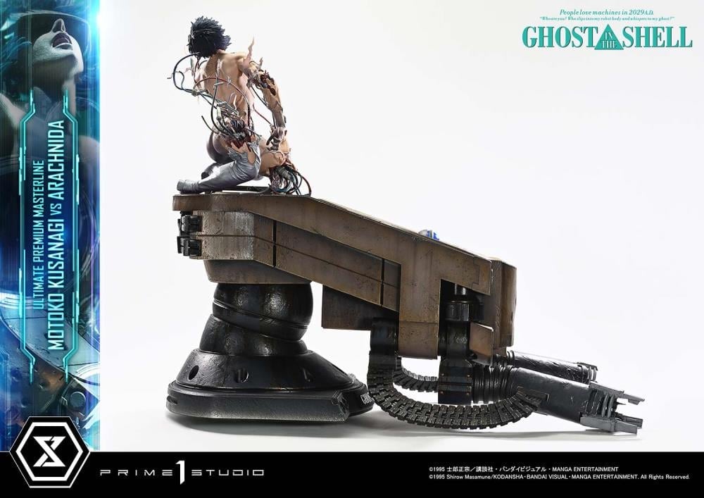 Ghost in the Shell Ultimate Premium Masterline Motoko Kusanagi vs Arachnida 1/4 Scale Statue Gallery Image 6