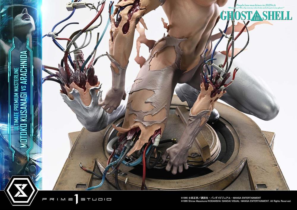 Ghost in the Shell Ultimate Premium Masterline Motoko Kusanagi vs Arachnida 1/4 Scale Statue Gallery Image 9