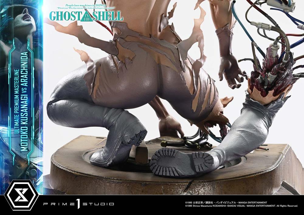 Ghost in the Shell Ultimate Premium Masterline Motoko Kusanagi vs Arachnida 1/4 Scale Statue Gallery Image 16
