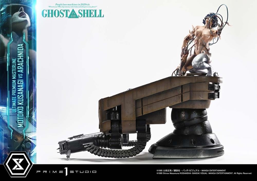 Ghost in the Shell Ultimate Premium Masterline Motoko Kusanagi vs Arachnida 1/4 Scale Statue Gallery Image 7