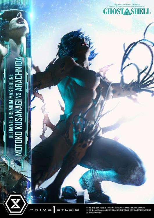 Ghost in the Shell Ultimate Premium Masterline Motoko Kusanagi vs Arachnida 1/4 Scale Statue Gallery Image 34
