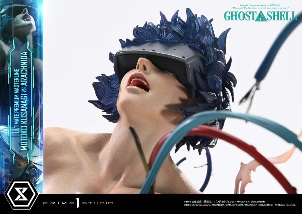 Ghost in the Shell Ultimate Premium Masterline Motoko Kusanagi vs Arachnida 1/4 Scale Statue Gallery Image 19