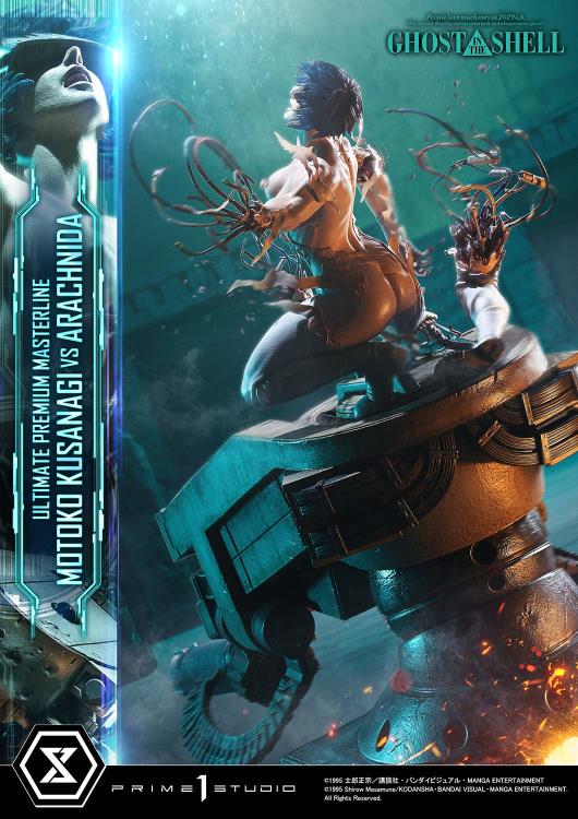 Ghost in the Shell Ultimate Premium Masterline Motoko Kusanagi vs Arachnida 1/4 Scale Statue Gallery Image 26