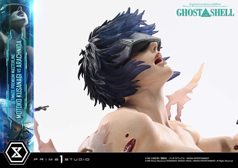 Ghost in the Shell Ultimate Premium Masterline Motoko Kusanagi vs Arachnida 1/4 Scale Statue Gallery Image 17