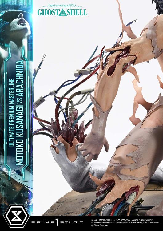 Ghost in the Shell Ultimate Premium Masterline Motoko Kusanagi vs Arachnida 1/4 Scale Statue Gallery Image 13