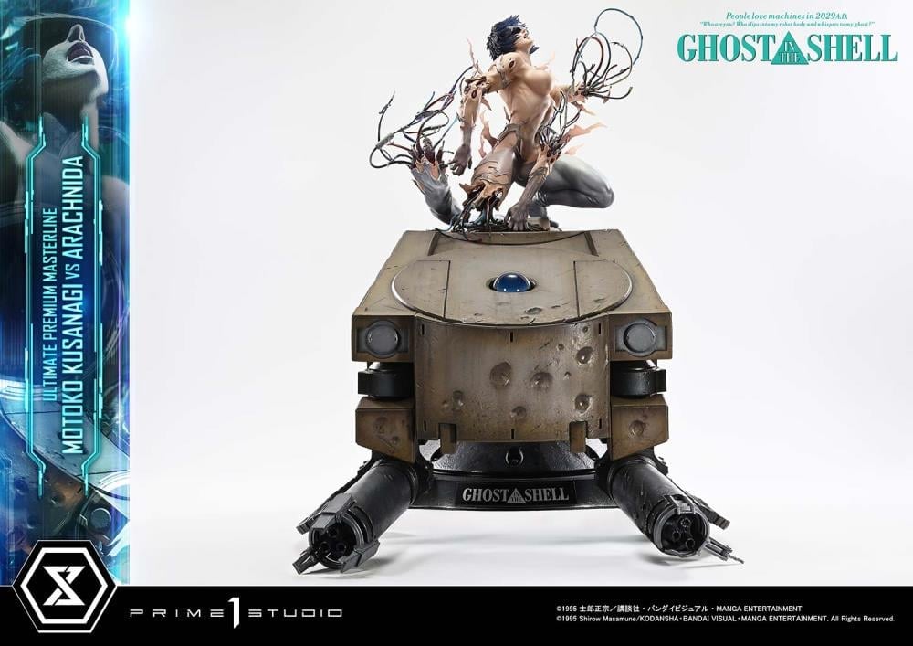 Ghost in the Shell Ultimate Premium Masterline Motoko Kusanagi vs Arachnida 1/4 Scale Statue Gallery Image 4