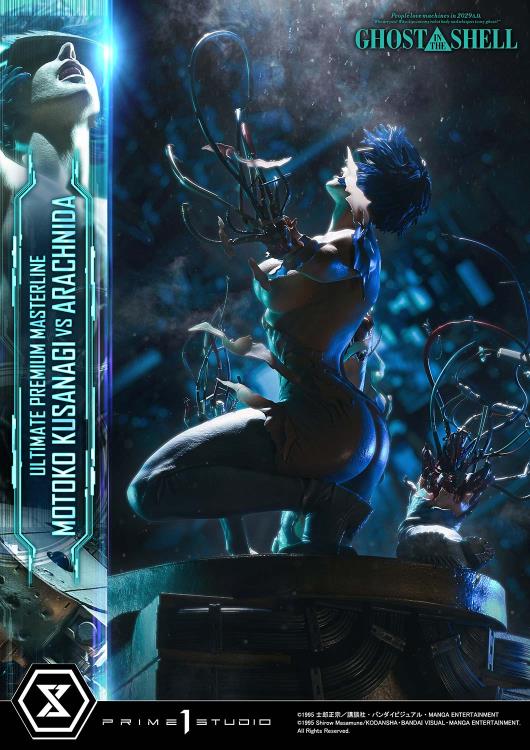 Ghost in the Shell Ultimate Premium Masterline Motoko Kusanagi vs Arachnida 1/4 Scale Statue Gallery Image 31