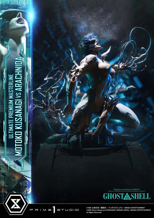 Ghost in the Shell Ultimate Premium Masterline Motoko Kusanagi vs Arachnida 1/4 Scale Statue Gallery Image 32