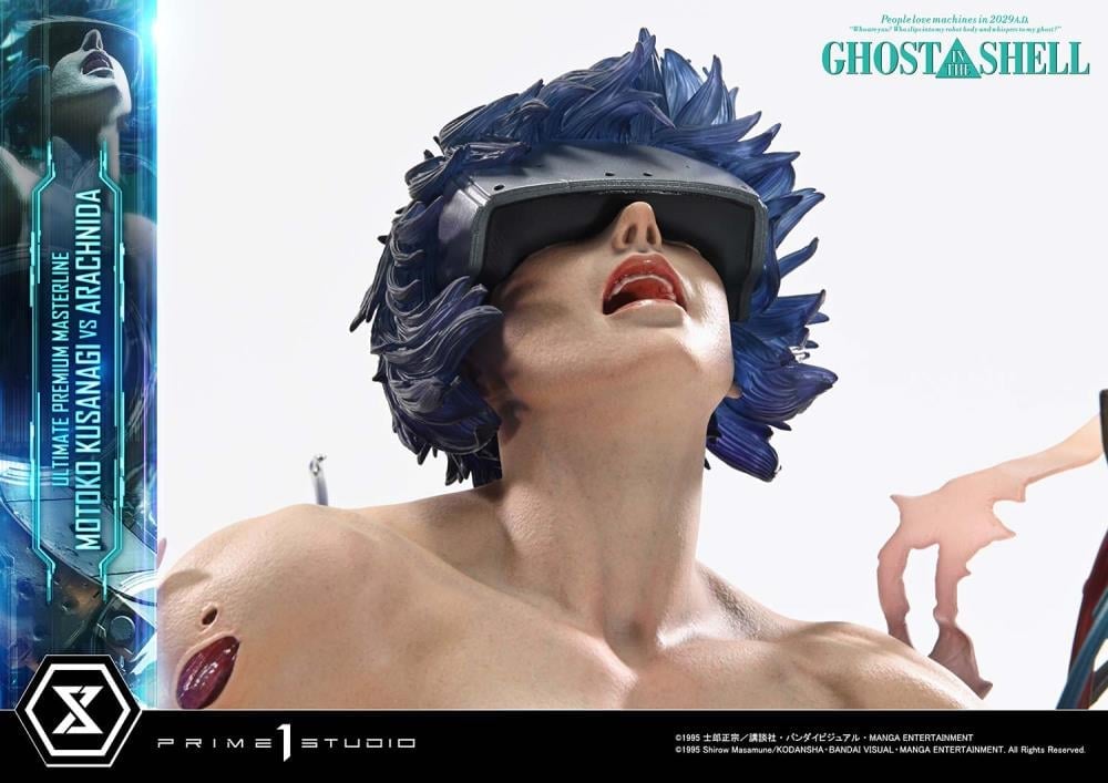 Ghost in the Shell Ultimate Premium Masterline Motoko Kusanagi vs Arachnida 1/4 Scale Statue Gallery Image 18