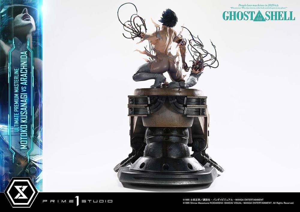 Ghost in the Shell Ultimate Premium Masterline Motoko Kusanagi vs Arachnida 1/4 Scale Statue Gallery Image 5