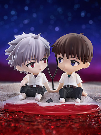 Rebuild of Evangelion Mini Memory Shinji Ikari & Kaworu Nagisa Figure