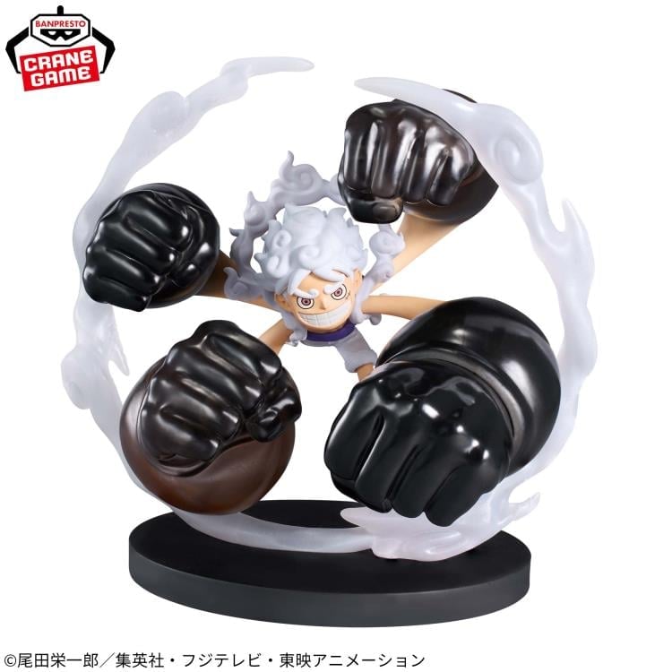 One Piece World Collectable Figure Special Monkey D. Luffy Gear 5 (Gum-Gum Dawn Gatling) Figure Gallery Image 4