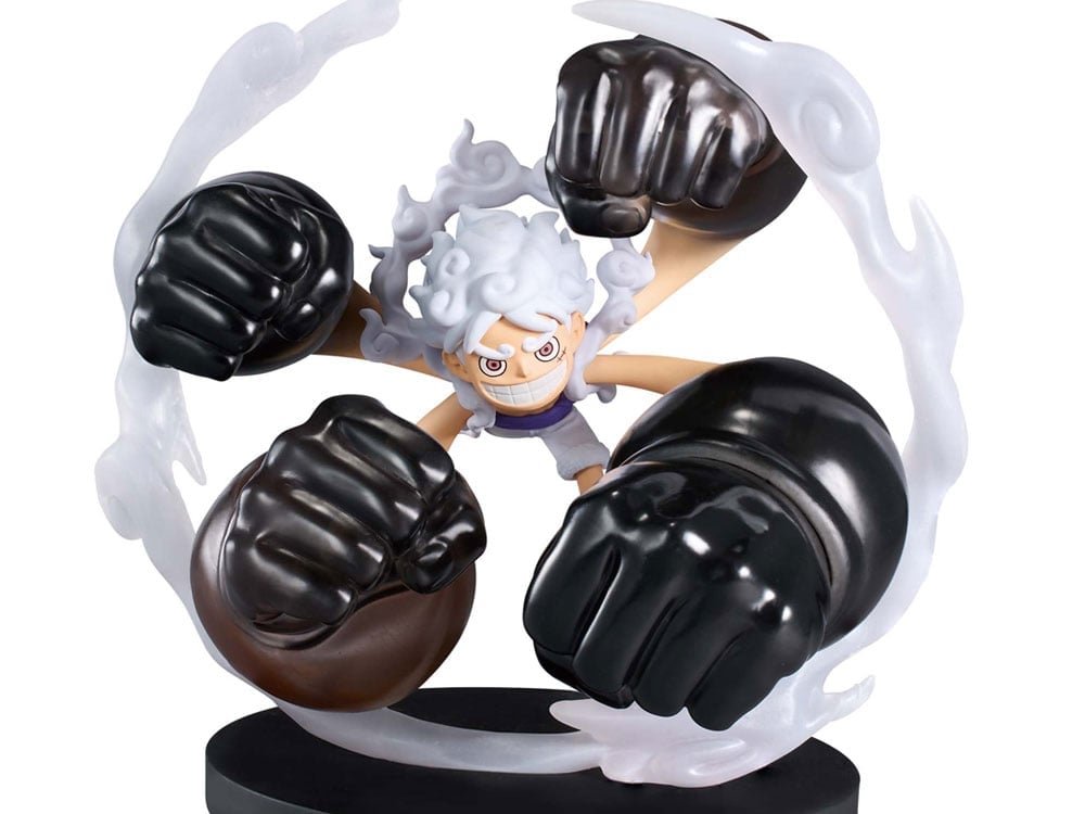 One Piece World Collectable Figure Special Monkey D. Luffy Gear 5 (Gum-Gum Dawn Gatling) Figure Gallery Image 1