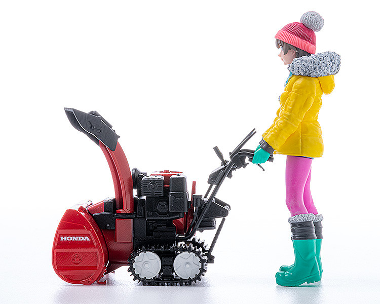 PLAMAX MF-62 minimum factory Minori with Honda Small Snow Plow HSS1170n (JX) 1/20 Scale Model Kit Gallery Image 3