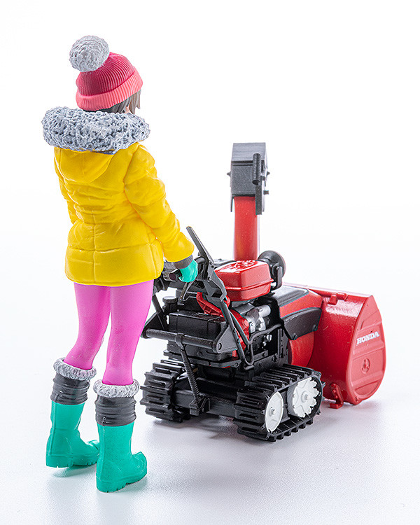 PLAMAX MF-62 minimum factory Minori with Honda Small Snow Plow HSS1170n (JX) 1/20 Scale Model Kit Gallery Image 5