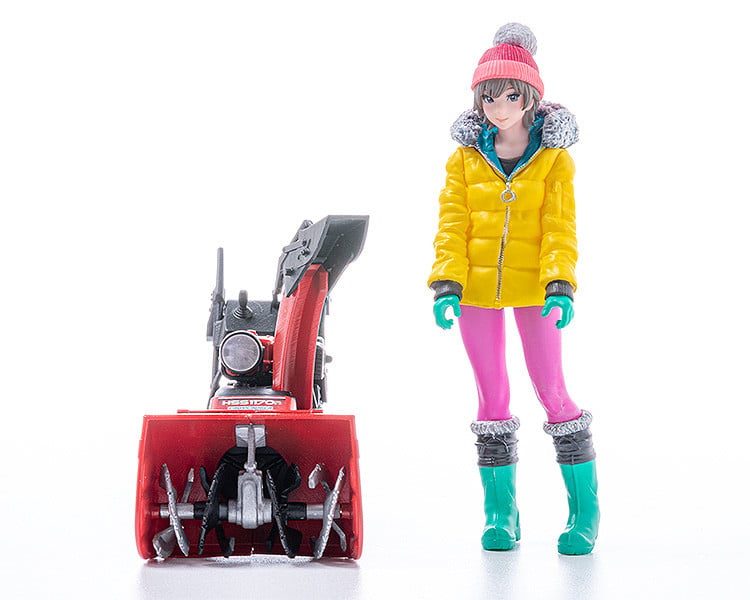 PLAMAX MF-62 minimum factory Minori with Honda Small Snow Plow HSS1170n (JX) 1/20 Scale Model Kit Gallery Image 7