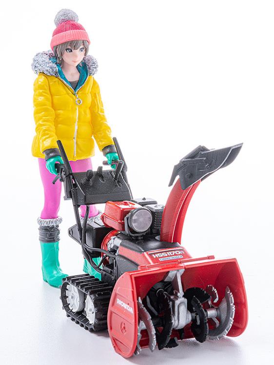 PLAMAX MF-62 minimum factory Minori with Honda Small Snow Plow HSS1170n (JX) 1/20 Scale Model Kit Gallery Image 6