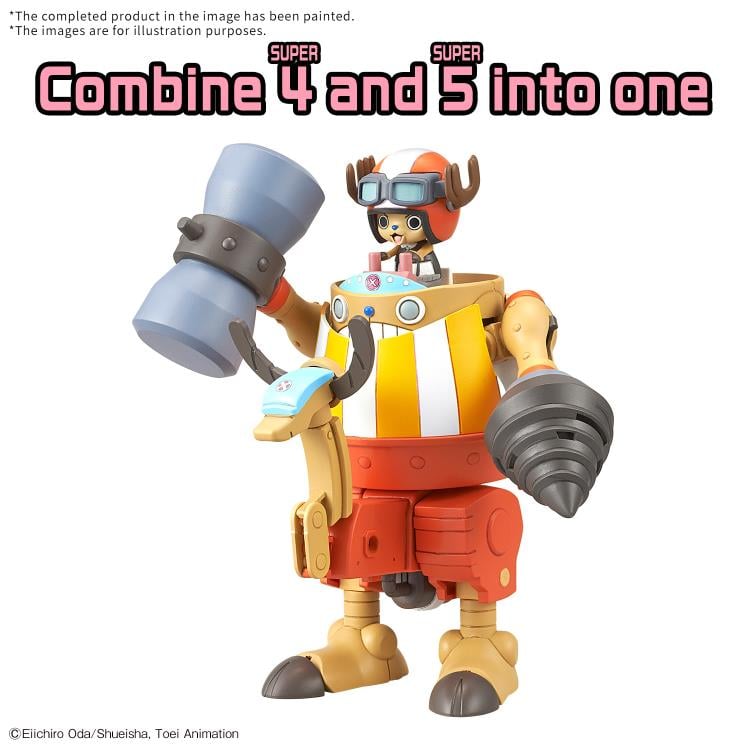 One Piece Chopper Robo 04 Kung Fu Tracer & 05 Walk Hopper Model