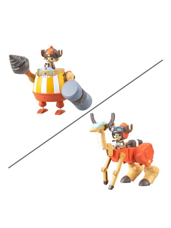 One Piece Chopper Robo 04 Kung Fu Tracer & 05 Walk Hopper Model