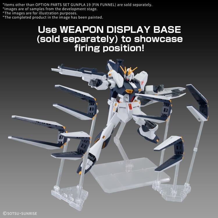 Mobile Suit Gundam Option Parts Set Gunpla 19 Fin Funnel 1/144 Scale Model Kit Accessory Set Gallery Image 6