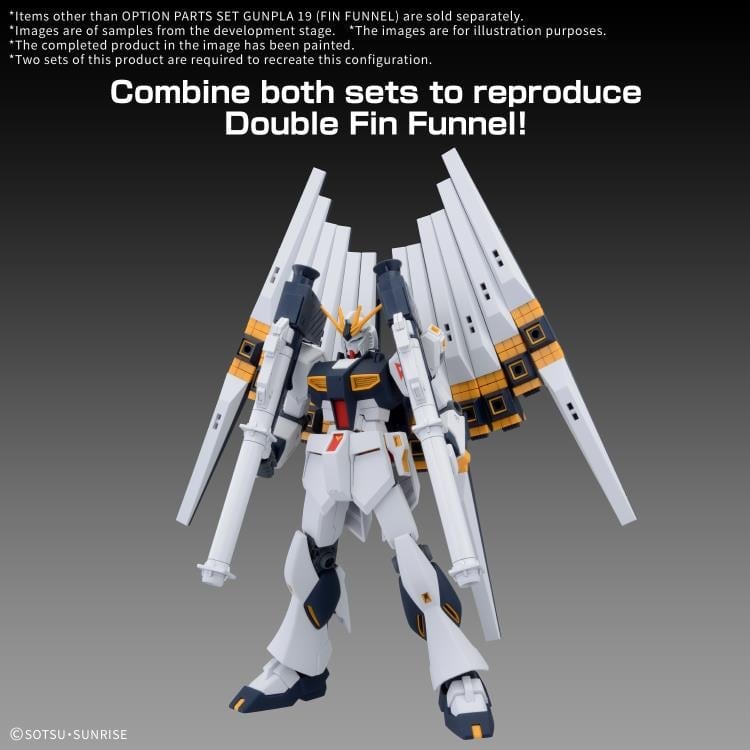 Mobile Suit Gundam Option Parts Set Gunpla 19 Fin Funnel 1/144 Scale Model Kit Accessory Set Gallery Image 7
