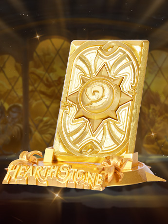 Hearthstone Golden Celebration Card Back Limited Edition Replica Gallery Image 2