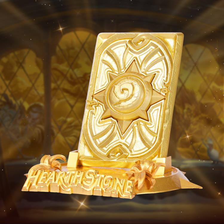 Hearthstone Golden Celebration Card Back Limited Edition Replica Gallery Image 3