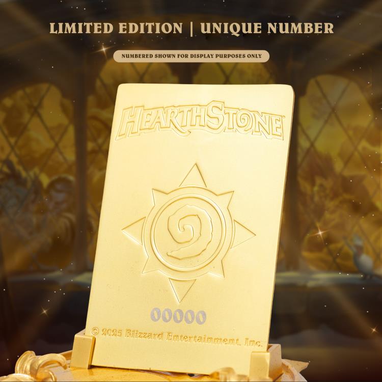 Hearthstone Golden Celebration Card Back Limited Edition Replica Gallery Image 4
