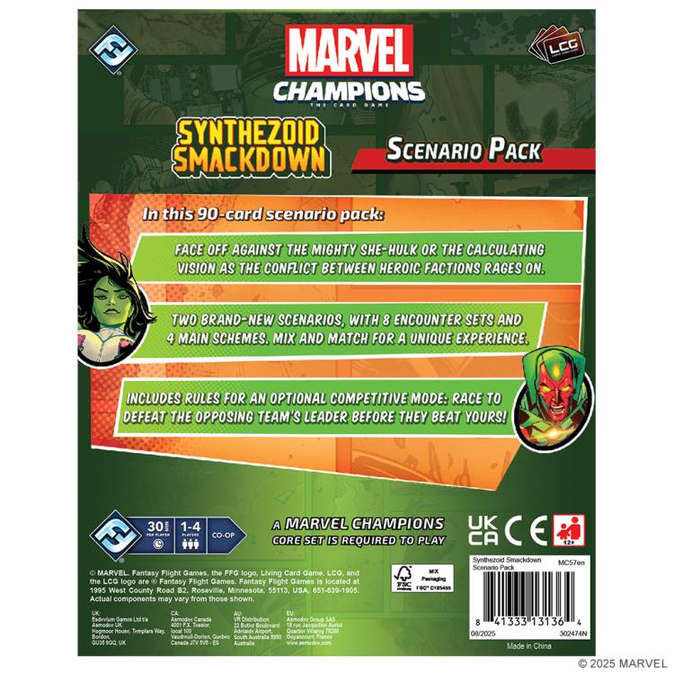 Marvel Champions: The Card Game Synthezoid Smackdown Scenario Pack Gallery Image 5
