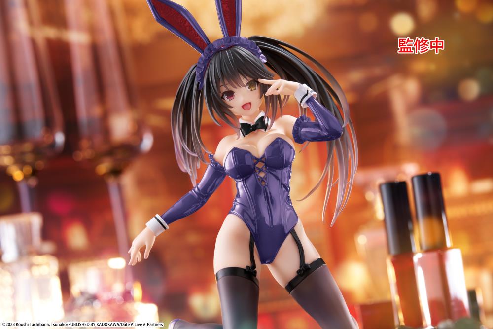 Date A Live V Desktop Cute Kurumi Tokisaki (Bunny Ver.) Figure (Renewal Edition) Gallery Image 4