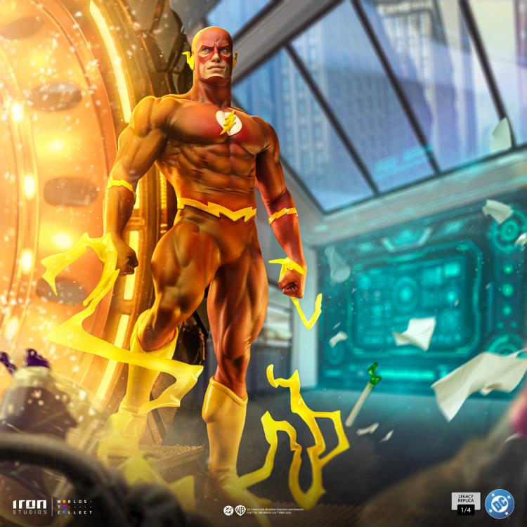 DC Comics Series 9 Legacy Replica The Flash 1/4 Scale Statue Gallery Image 3