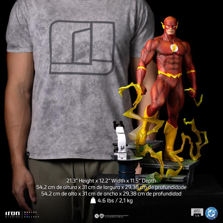 DC Comics Series 9 Legacy Replica The Flash 1/4 Scale Statue Gallery Image 18