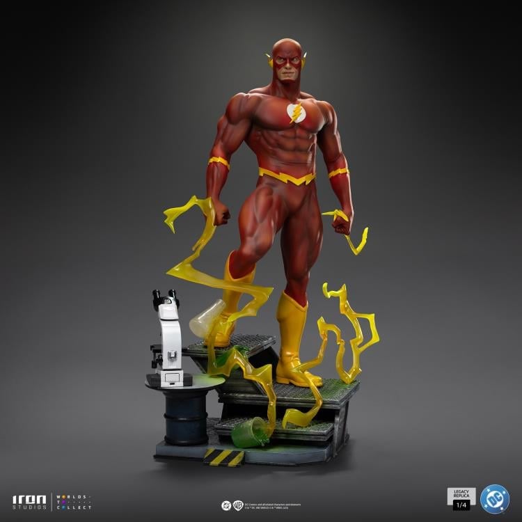 DC Comics Series 9 Legacy Replica The Flash 1/4 Scale Statue Gallery Image 4