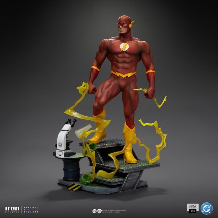 DC Comics Series 9 Legacy Replica The Flash 1/4 Scale Statue Gallery Image 5