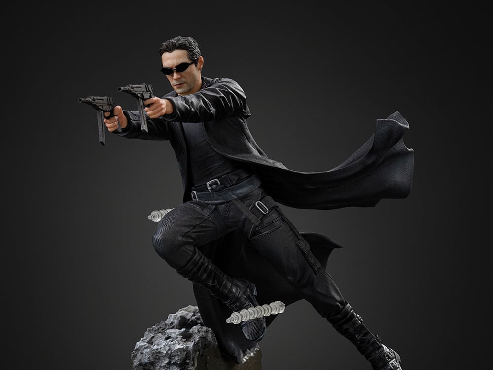 The Matrix Battle Diorama Series Neo 1/10 Art Scale Statue Gallery Image 1