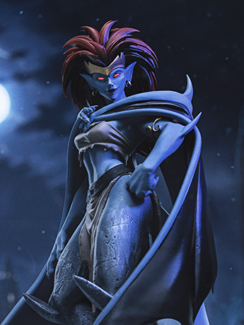 Disney's Gargoyles Demona 1/10 Art Scale Statue Gallery Image 2