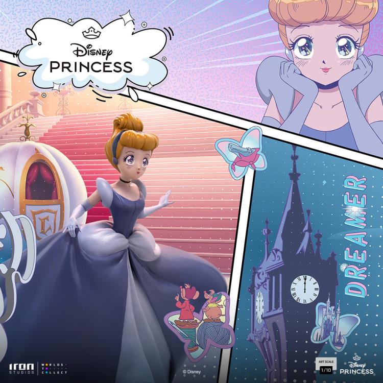 Disney Anime Princess Cinderella 1/10 Art Scale Statue Gallery Image 3