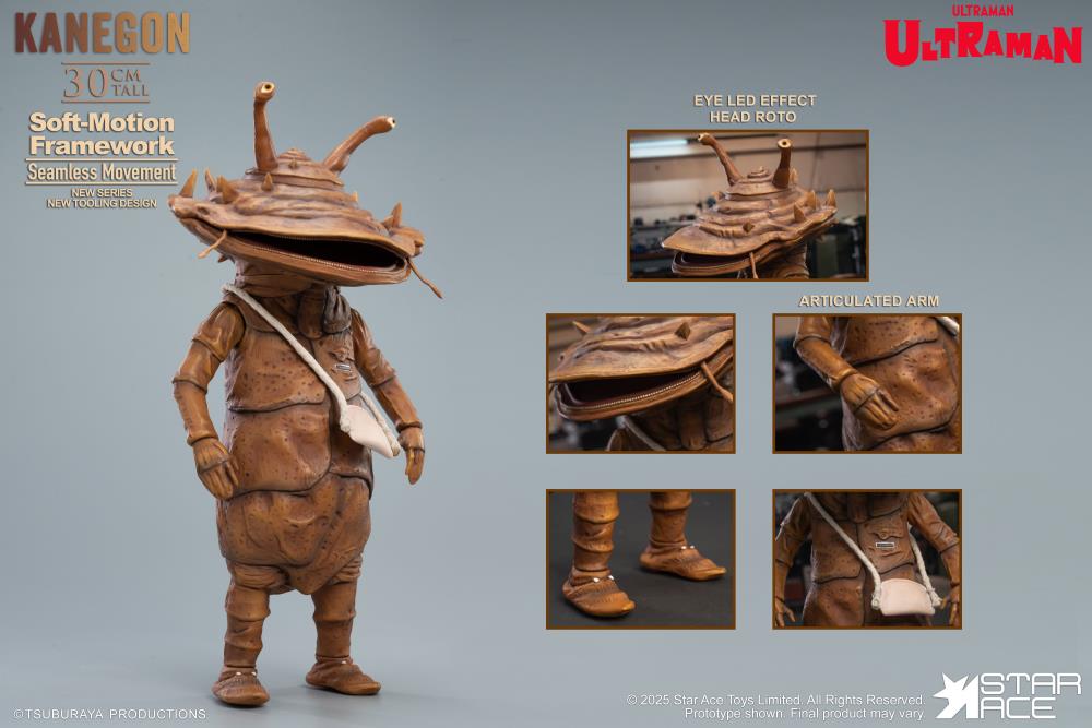 Ultraman Ultra Kaiju Series Kanegon (Soft-Motion Special Edition) Soft Vinyl Figure Gallery Image 11