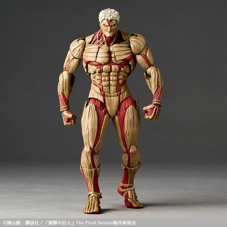 Attack on Titan Amazing Yamaguchi Revoltech NR101 Armored Titan (Reiner Braun) Action Figure (Reissue) Gallery Image 3