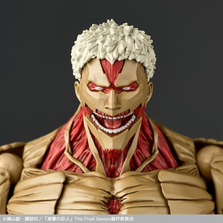 Attack on Titan Amazing Yamaguchi Revoltech NR101 Armored Titan (Reiner Braun) Action Figure (Reissue) Gallery Image 12