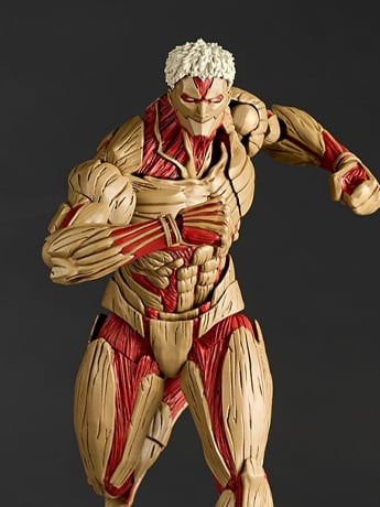 Attack on Titan Amazing Yamaguchi Revoltech NR101 Armored Titan (Reiner Braun) Action Figure (Reissue) Gallery Image 2