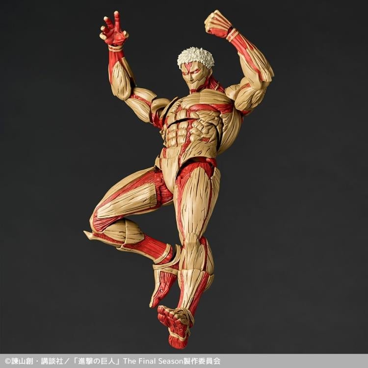 Attack on Titan Amazing Yamaguchi Revoltech NR101 Armored Titan (Reiner Braun) Action Figure (Reissue) Gallery Image 8