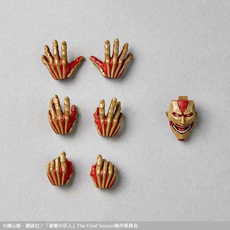 Attack on Titan Amazing Yamaguchi Revoltech NR101 Armored Titan (Reiner Braun) Action Figure (Reissue) Gallery Image 15