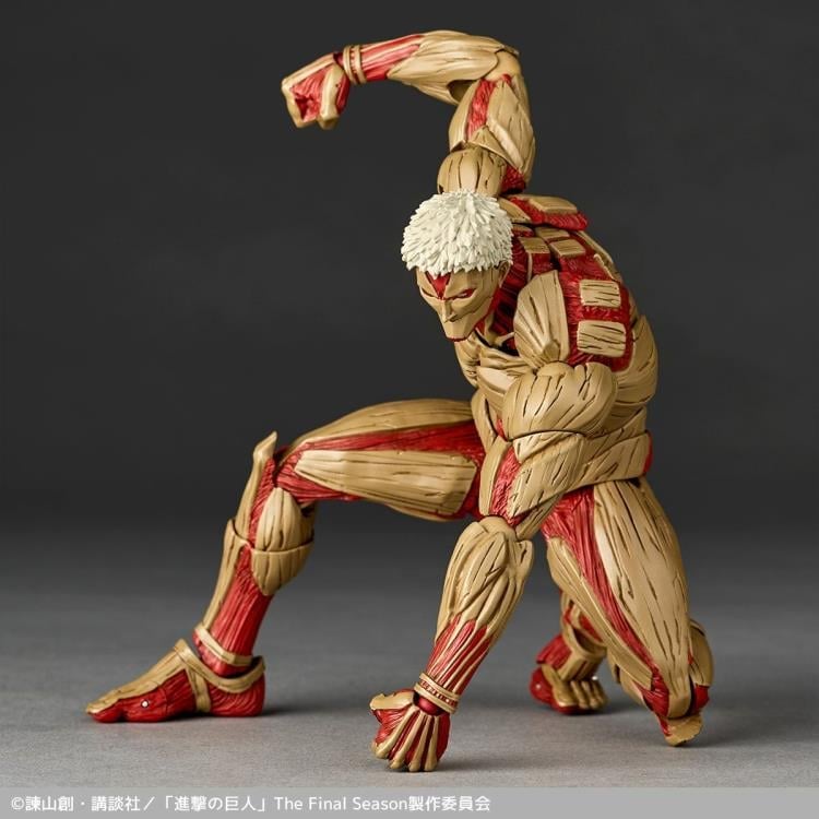 Attack on Titan Amazing Yamaguchi Revoltech NR101 Armored Titan (Reiner Braun) Action Figure (Reissue) Gallery Image 4