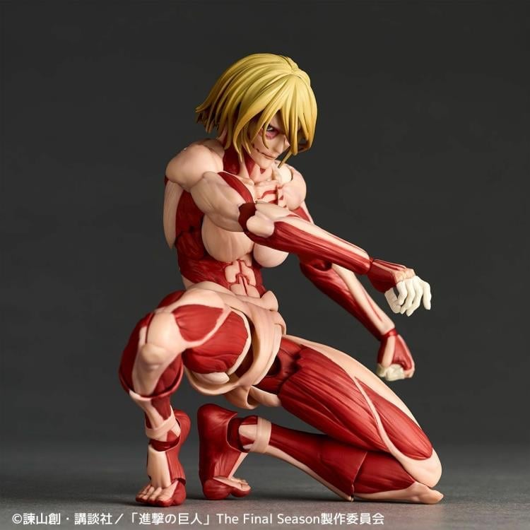 Attack on Titan Amazing Yamaguchi Revoltech NR100 Female Titan (Annie Leonhart) Action Figure (Reissue) Gallery Image 6