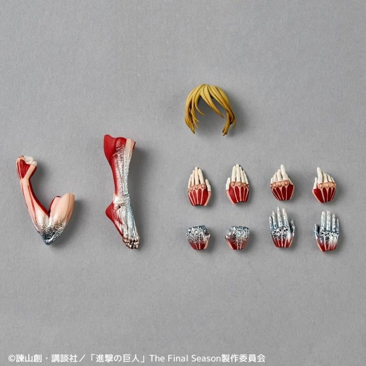 Attack on Titan Amazing Yamaguchi Revoltech NR100 Female Titan (Annie Leonhart) Action Figure (Reissue) Gallery Image 15