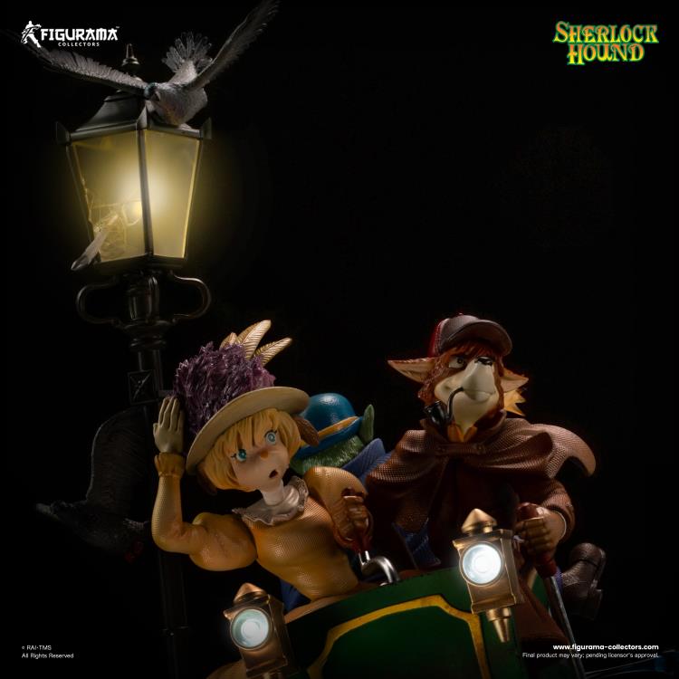Sherlock Hound Elite Diorama Sherlock, Watson & Mrs. Hudson Limited Edition Statue Gallery Image 20