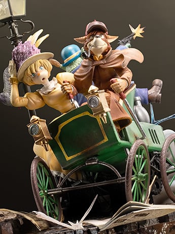 Sherlock Hound Elite Diorama Sherlock, Watson & Mrs. Hudson Limited Edition Statue Gallery Image 2
